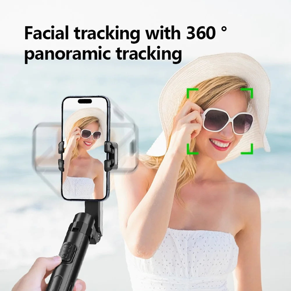 C16 AI Auto Tracking Selfie Stick Phone Bluetooth-Compatible Remote Control Shooting Stand with 2 Fill Lights - 3