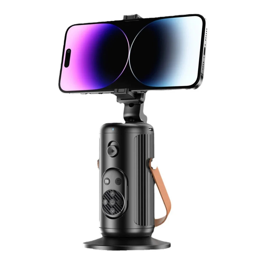 Q04 F2 AI Smart Face Tracking Live Streaming Phone Gimbal Stabilizer with Remote Control + 2 Fill Lights - 2