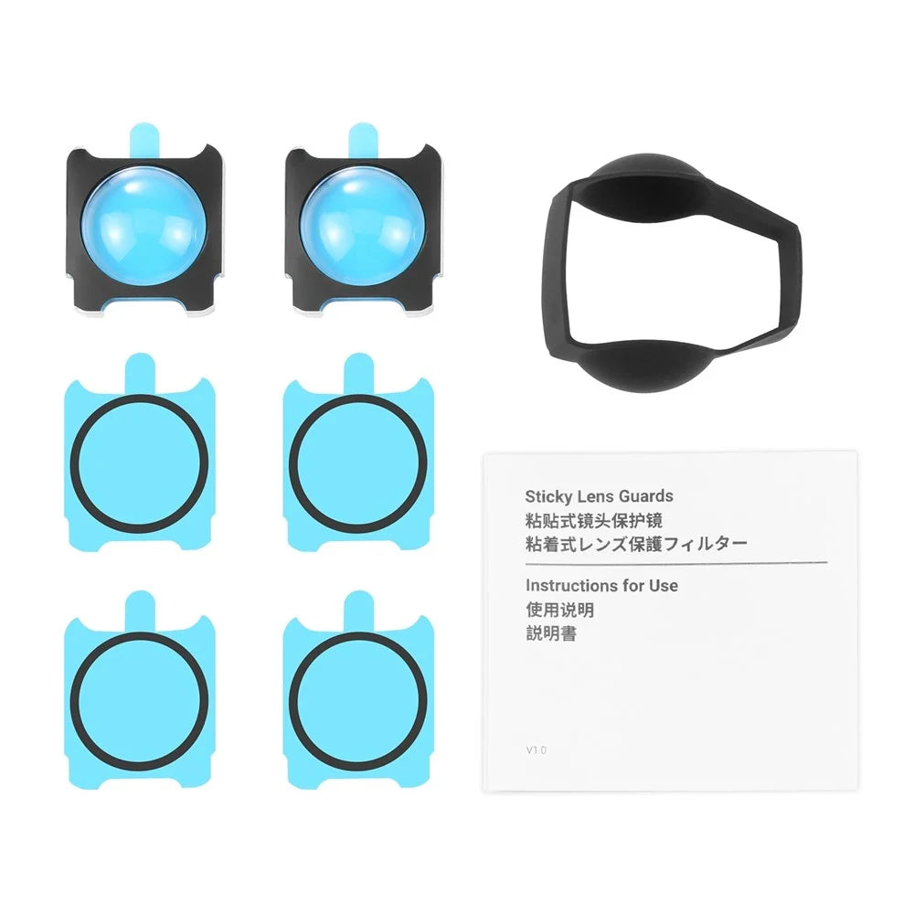 PULUZ PU586B 2Pcs for Insta360 ONE R / RS / Sphere Panoramic Lens Protector Anti Scratch Dustproof Lens Cover - 7