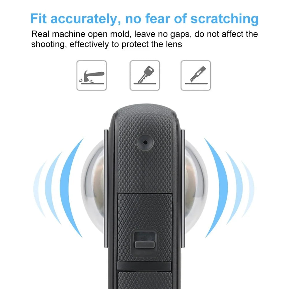 PULUZ PU552B 2Pcs For Insta360 One X2 Panoramic Camera Lens Guard Anti Scratch Lens Protective Cover - 2