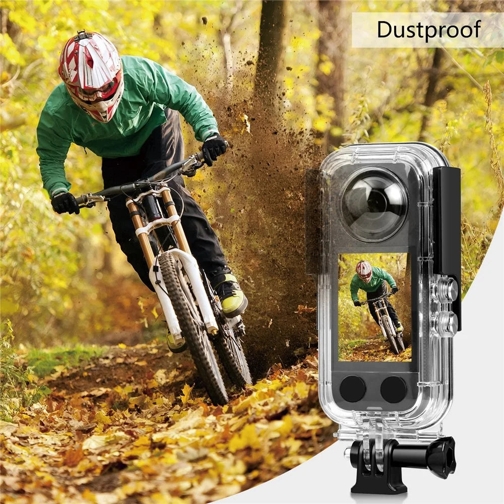 PULUZ PU820 For Insta360 X3 Waterproof Case 30m Underwater Protection Diving Housing - 5