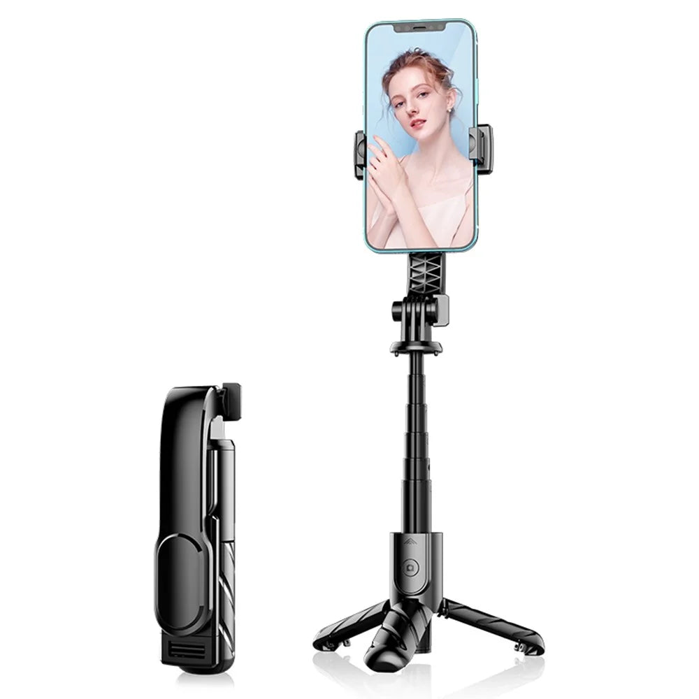 K25MINI Portable Bluetooth-Compatible Selfie Stick Smartphone Photography Tripod with 1 Square Fill Light - 2