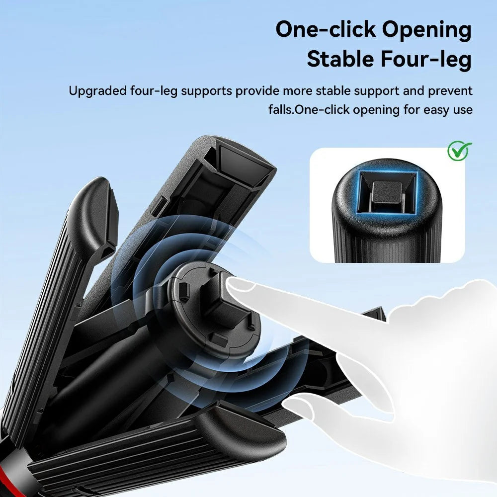 ESSAGER 4-in-1 Mini Selfie Stick Phone Clip Holder Bluetooth-compatible Remote Tripod Stand for Phone Photography - 3