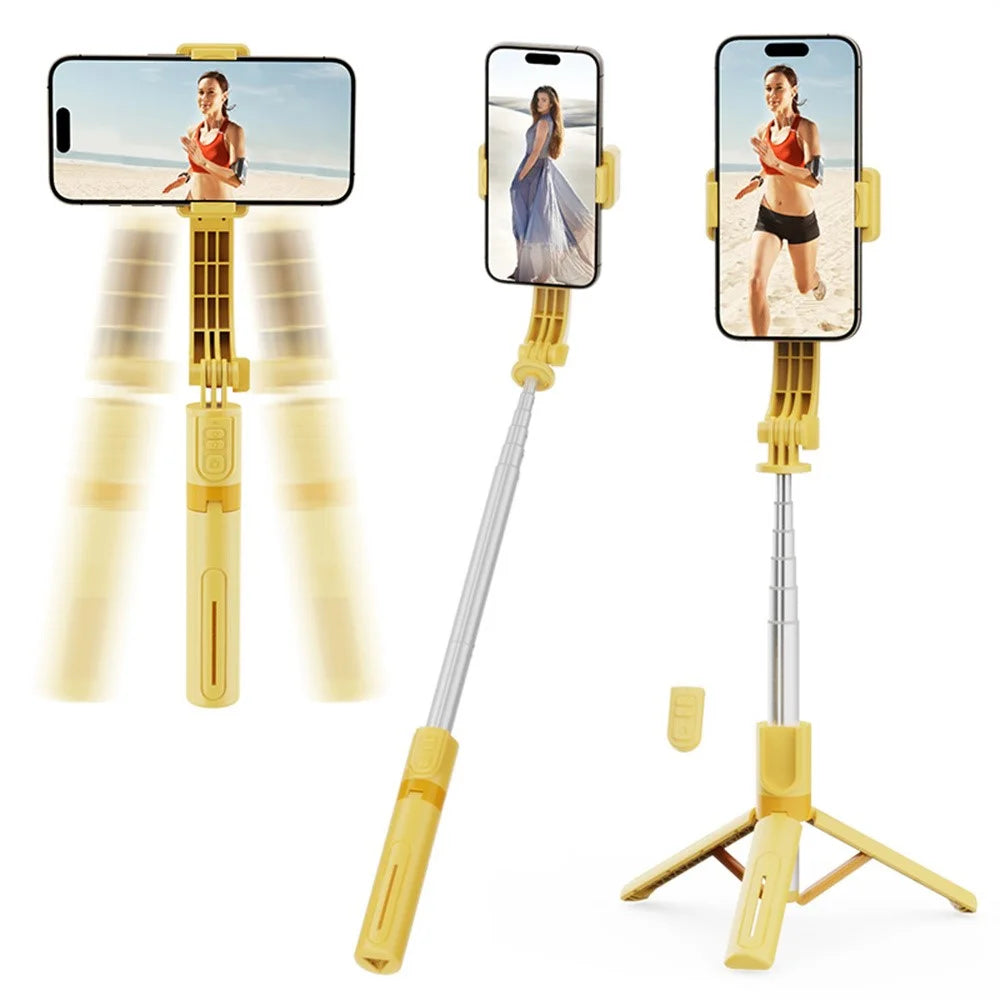 KT08 Phone Gimbal Stabilizer Bluetooth-compatible Remote Control Anti-shake Tripod Selfie Stick for Vlog Live Streaming - 1