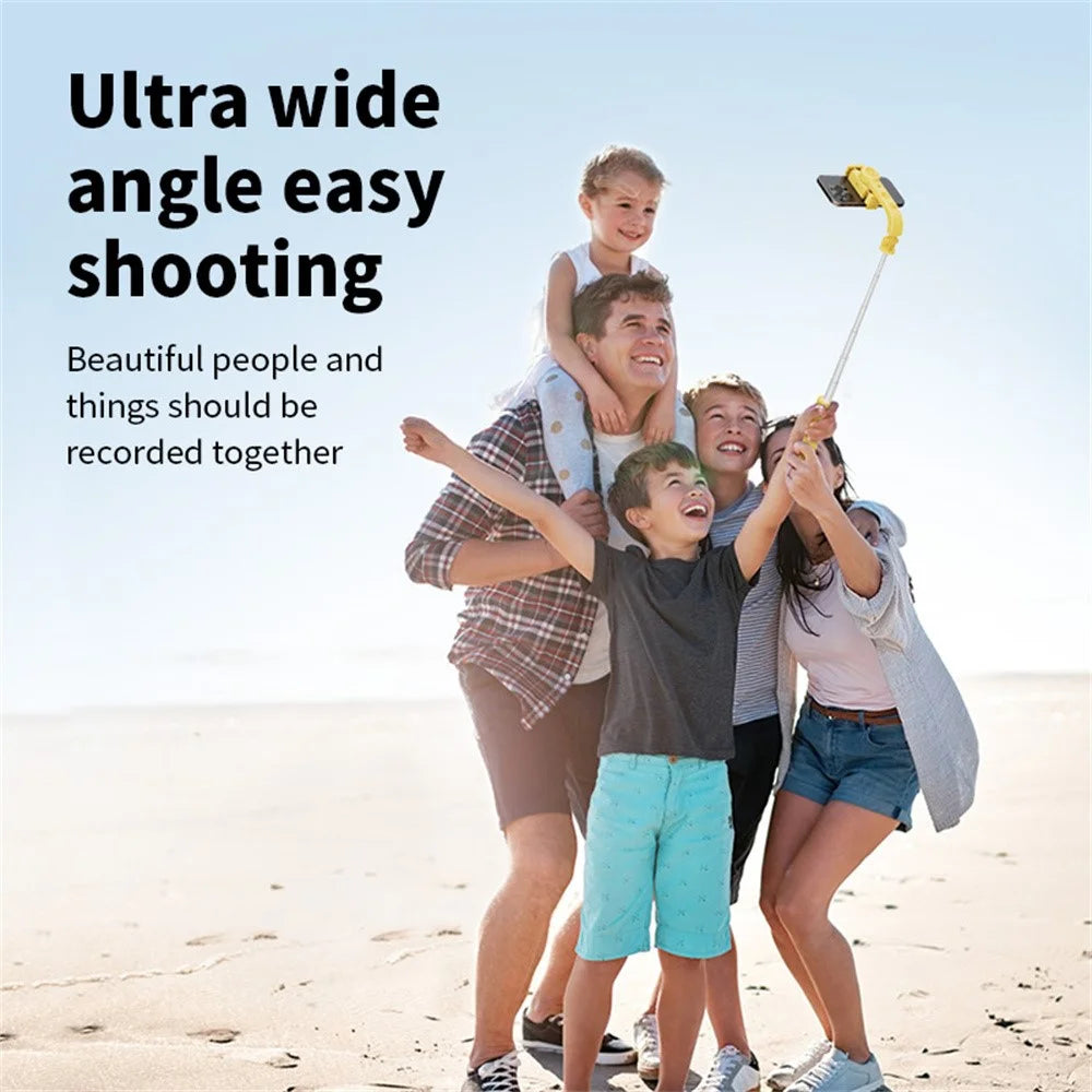 KT08 Phone Gimbal Stabilizer with Single Magnetic Fill Light Bluetooth-compatible Remote Control Anti-shake Tripod Selfie Stick - 7