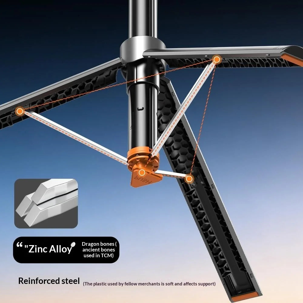 T02TK 360 Degrees Rotation Selfie Stick Tripod Bluetooth-compatible Remote Control Phone Tripod Stand for Live Streaming - 5