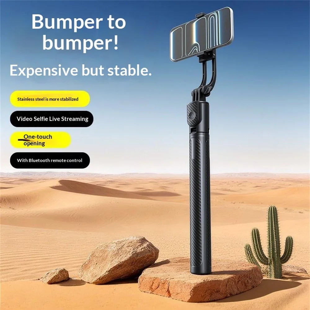 X5SE Selfie Stick Tripod with Single Fill Light 1.7m Extension Bluetooth-compatible Remote Control Portable Live Streaming Phone Stand - Black - 2
