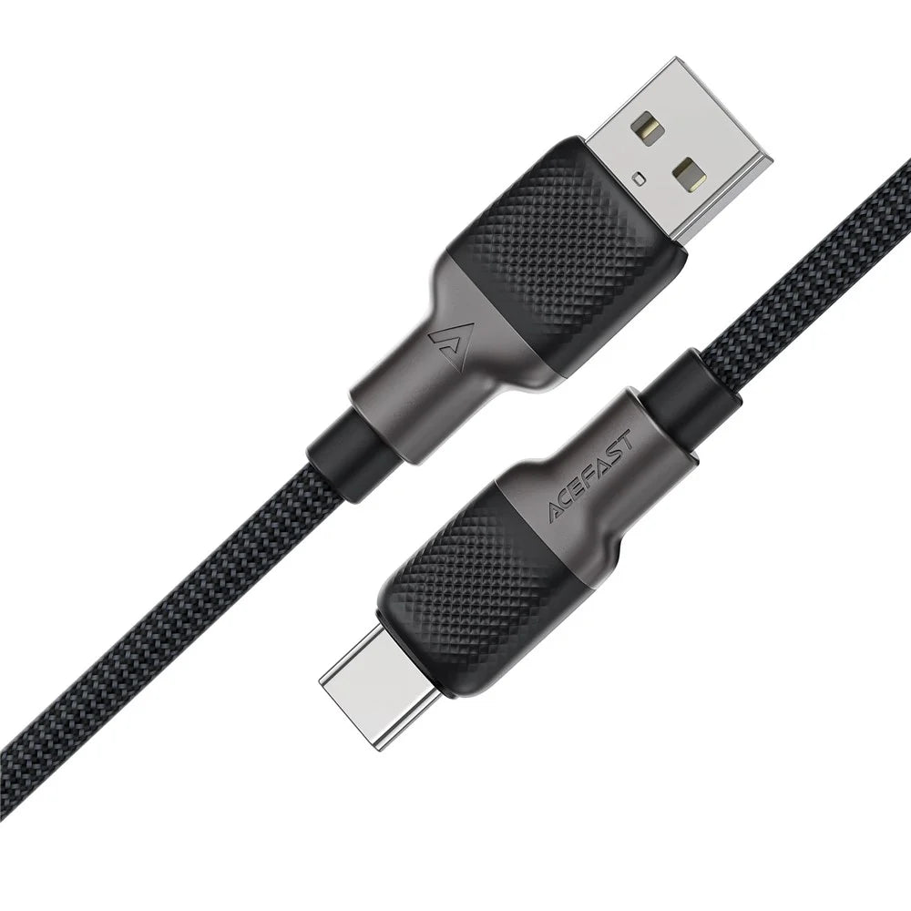 ACEFAST C10-04 1.2m USB-A to USB-C 3A Charging Cable Data Transfer Braided Silicone Cable - 6