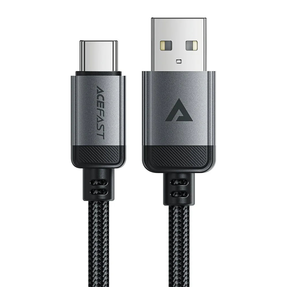 ACEFAST C20-04 1.2m USB-A to USB-C Aluminum Alloy Charging Wire Braided Data Cable - 2