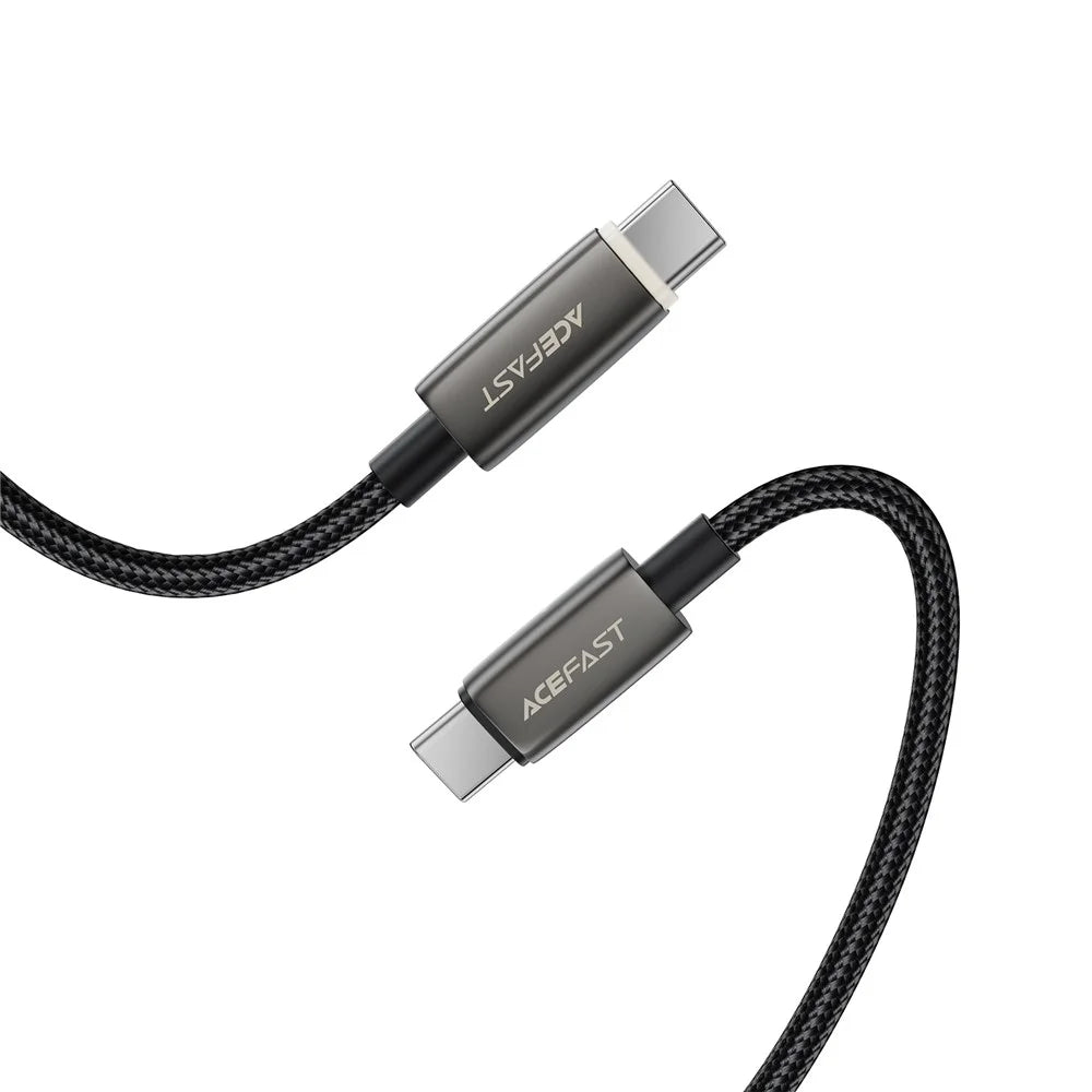 ACEFAST C23-03 1.2m Smart Power Off Charging Cable 3A 60W Fast Charging USB C to USB C Braided Data Cord - 4