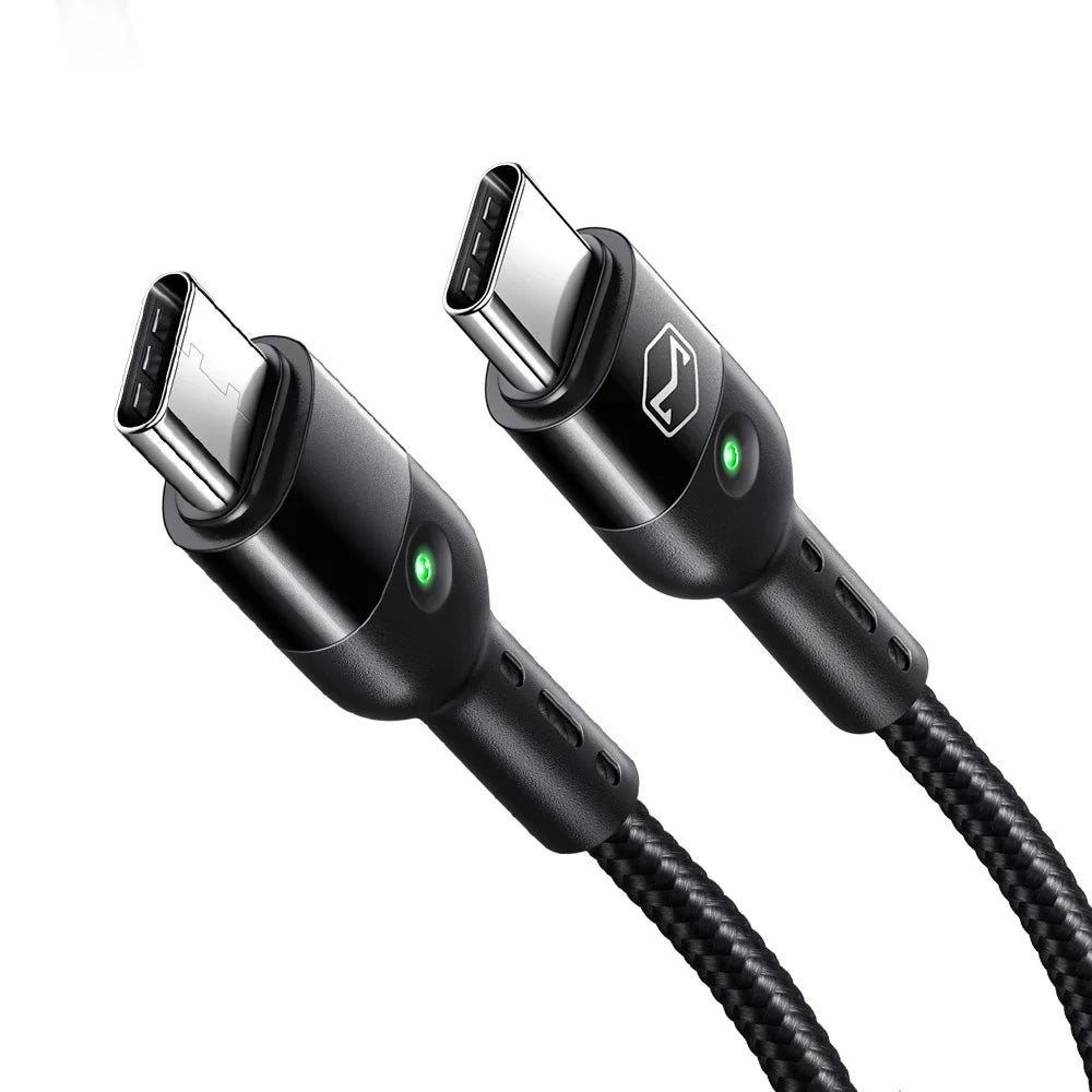 MCDODO for iPhone 15 Series Spring Coiled Type-C to Type-C Data Cable Power Delivery PD Fast Charger Cable - 6
