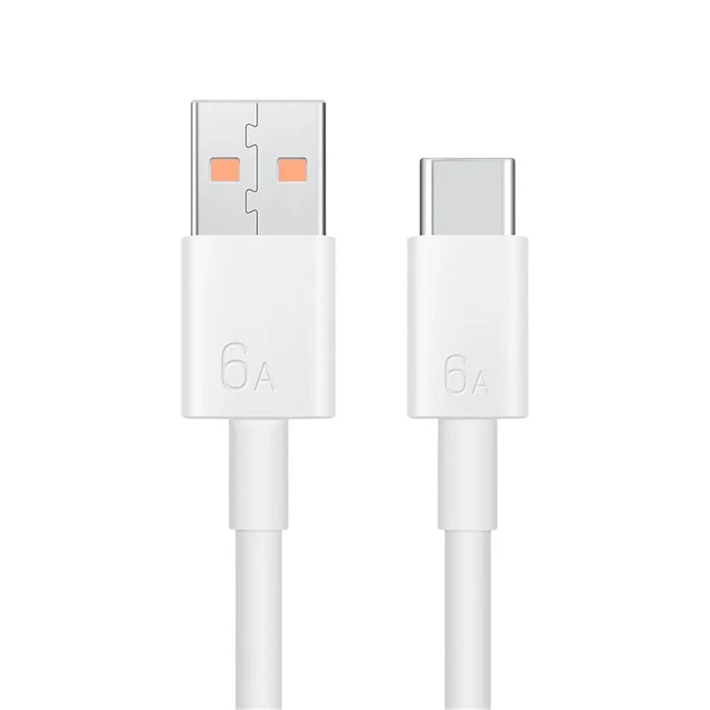 HUAWEI CC790 Type-A to Type-C 6A High Current Fast Charging Cord Data Sync Cable 1m - 2