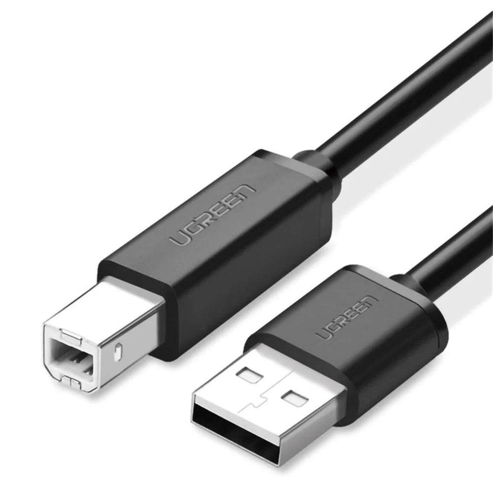 UGREEN 1m USB 2.0 Type A to Type B Printer Cable Scanner Hard Disk Cord for Canon Epson HP Brother Zebra Label Printer - 1