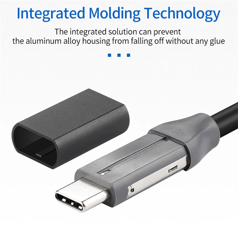 0.9m USB-C to USB-C PD 100W Fast Charging Cable USB3.1 Thunderbolt 3 40Gbps Cord for MacBook Pro/iPad Pro - 5
