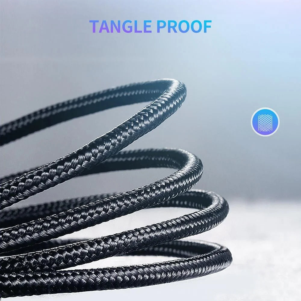 UGREEN 1m for Huawei Matebook/MacBook/iPad Pro USB C to C Flexible Nylon Braided Data Cord 60W PD Fast Charging Cable - 6