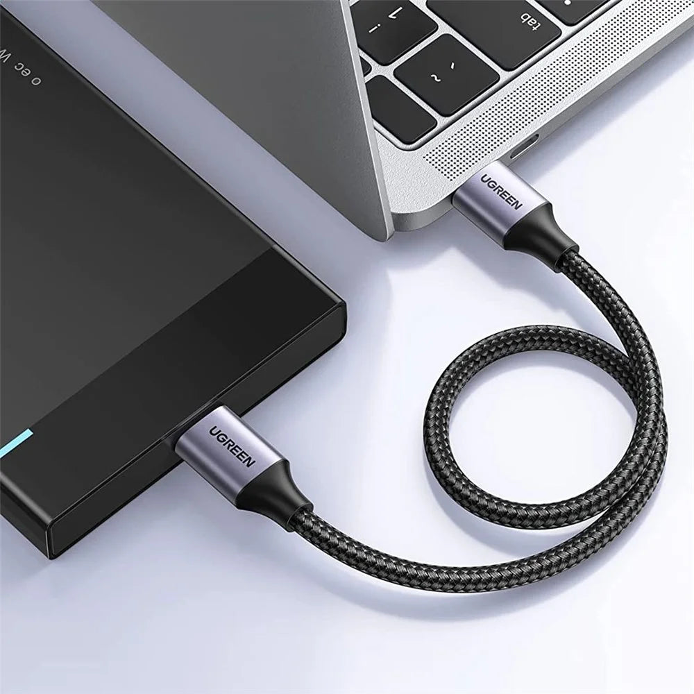 UGREEN 80793 1m USB 3.0 to Micro USB Charge Cord Nylon Braided Data Transmission Cable USB A to Micro B Line - 4