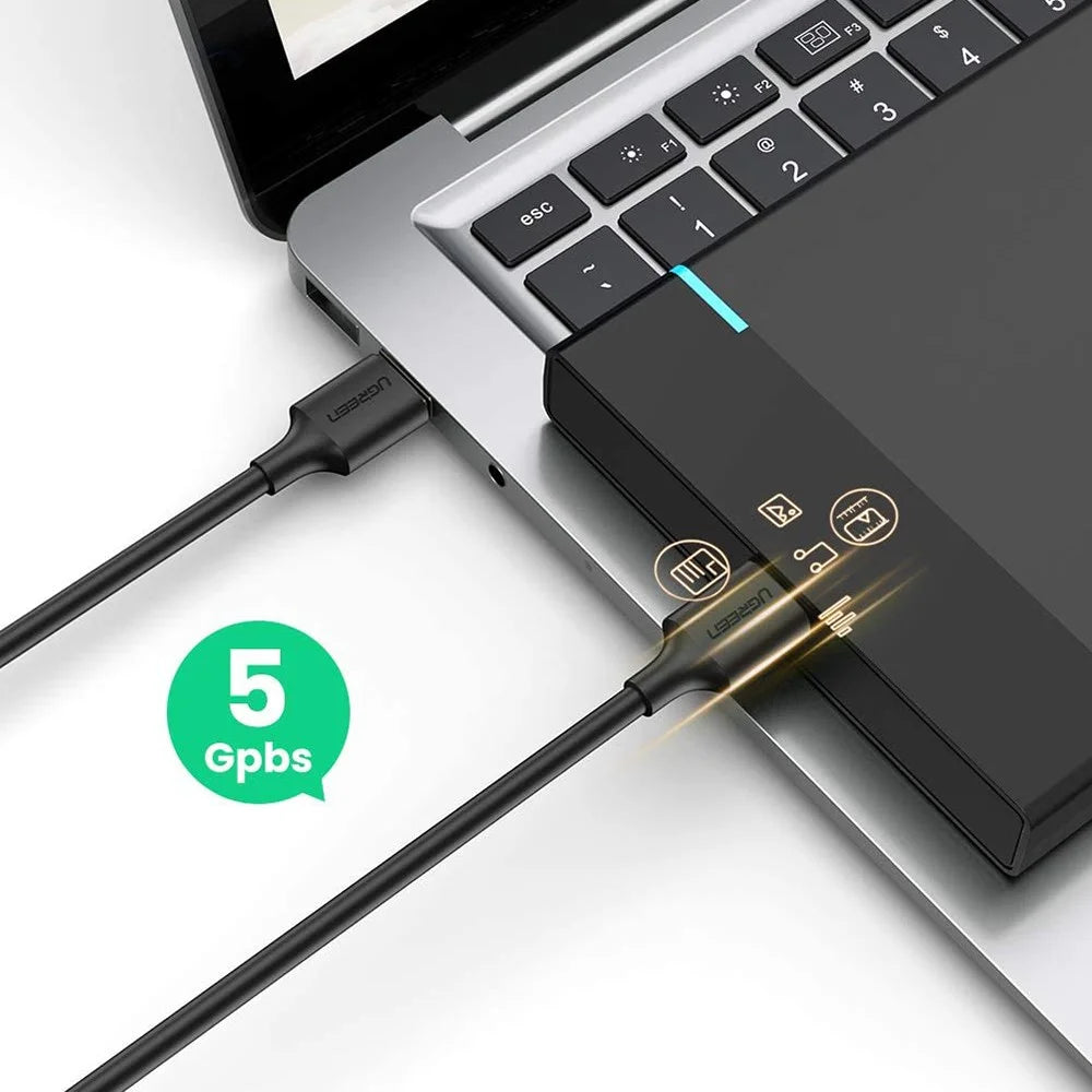 UGREEN 60525 1m USB 3.0 A Male to A Male Data Cable USB to USB Data Transmission Cord for Data Transfer - 3