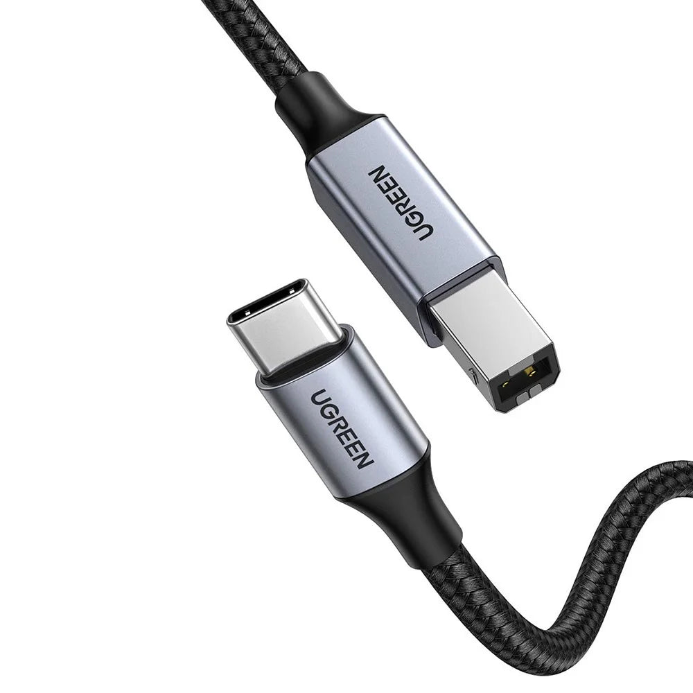 UGREEN 3m For MacBook Pro Epson HP Canon Samsung USB C to USB B 2.0 Printer Cable - 2