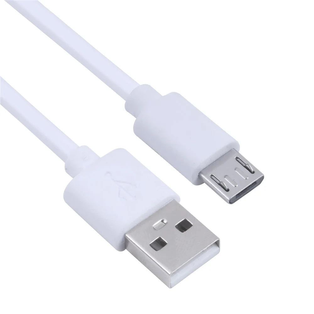 100cm Universal USB to Micro USB Charging Cable for Android Mobile Phone Tablet Copper Core TPE Wire (Not Support Data Transfer) - White - 3