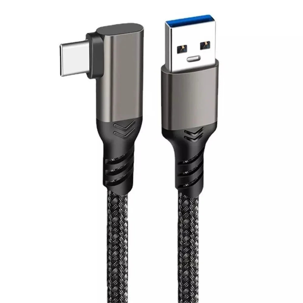 For Oculus Quest 1 / 2 2m USB-A to USB-C VR Headset Link Cable USB3.2 Gen2 3A Fast Charging 10Gbps Data Cord - 1