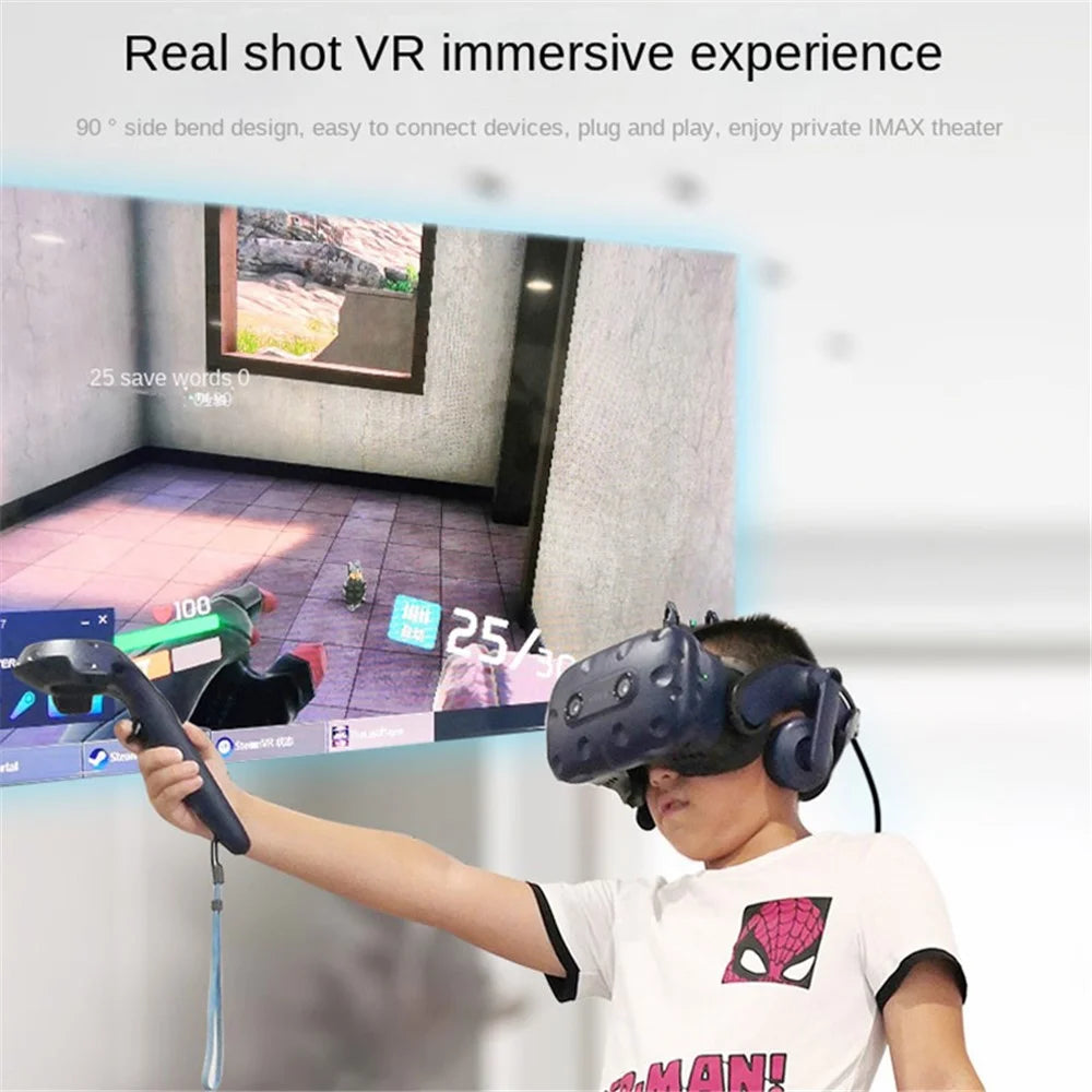 For Oculus Quest 1 / 2 5m USB3.2 Gen2 3A Fast Charging Cable 10Gbps Data Transfer Cord VR Headset USB-A to USB-C Link Cable - 3