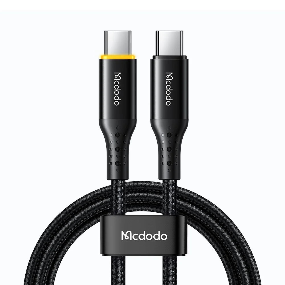 MCDODO CA-3460 for iPhone 15 Series 1.2m 100W Quick Charging Auto Power Off Smart Cable PD Type-C to Type-C Data Cable - 1