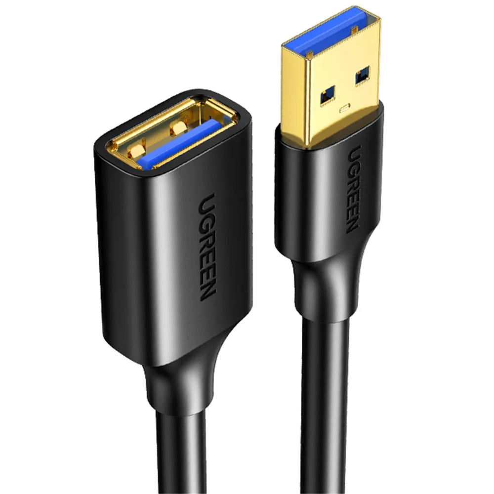 UGREEN 10373 2m 5Gbps High Speed USB 3.0 Extension Cable Gold-plated Connector Cord for PS4 / Xbox / USB Flash Drive / Printer - 1