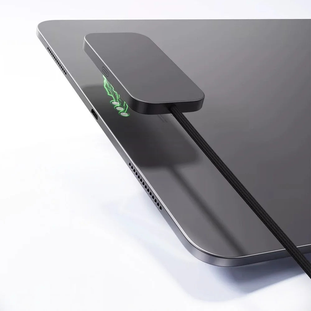 Magnetic Wireless Charger for iPad Air 11 (2025) / (2024) / Air (2022) / (2020) / Pro 11 (2022) / (2021) / (2020) / (2018) Fast Charging Pad with USB-C Cable Smart Connector - 3