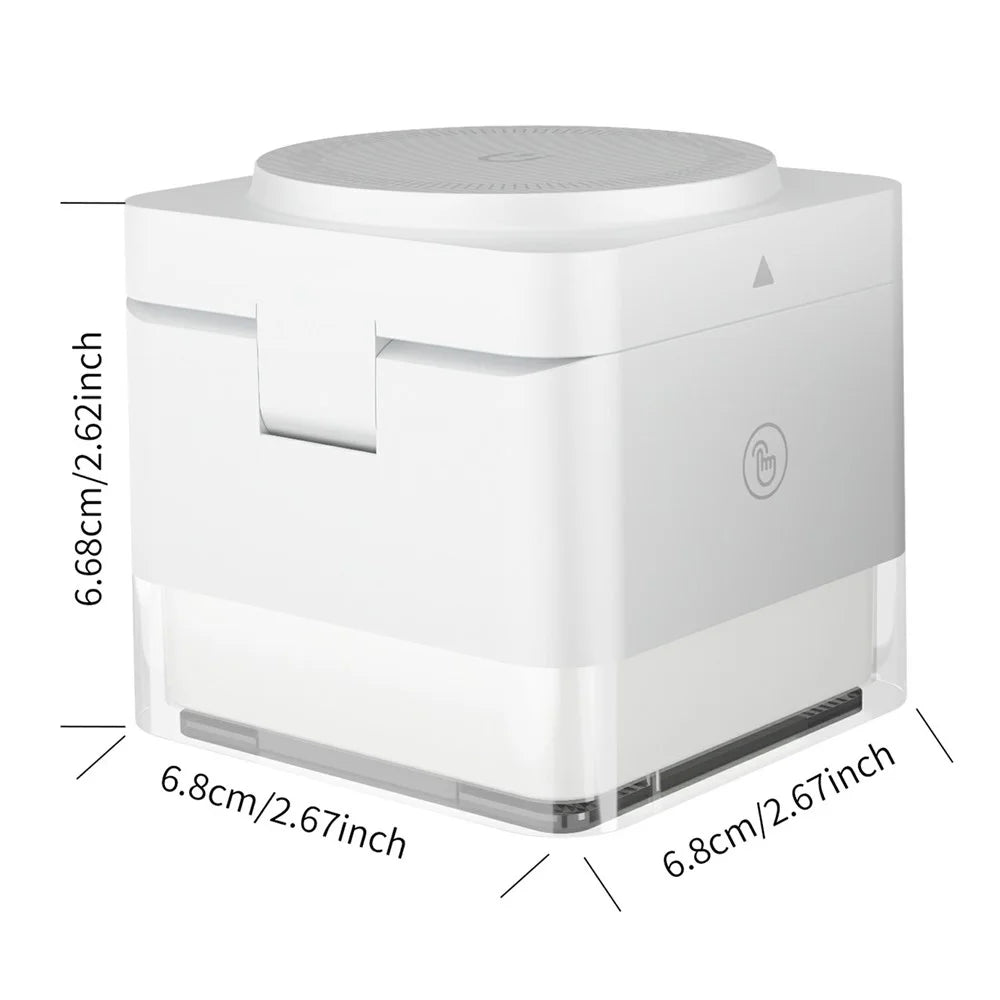 S6 3 in 1 Magnetic Wireless Charging Station Foldable Dock with RGB Light for iPhone Apple Watch AirPods - White - 7