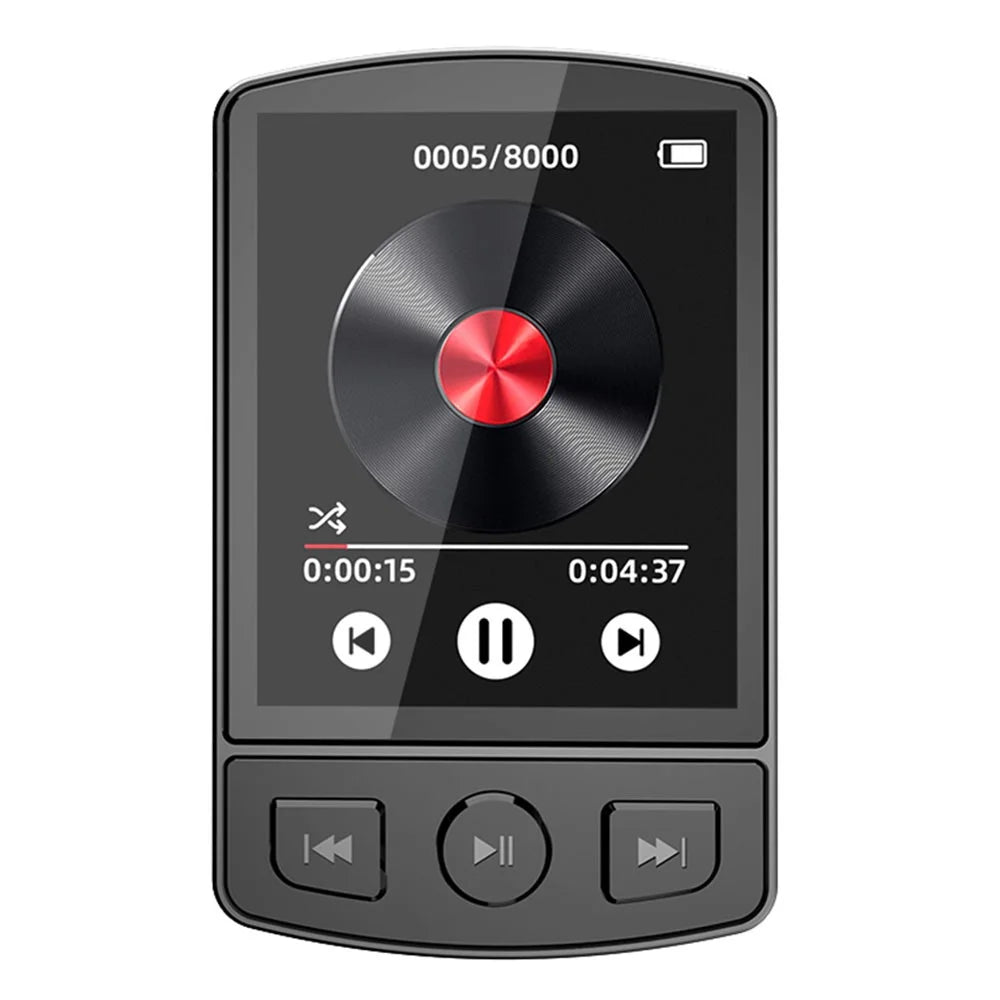 MP3-07 Portable Bluetooth-compatible MP3 Music Player FM Radio 1.77-inch Screen Video MP4 Player - 1