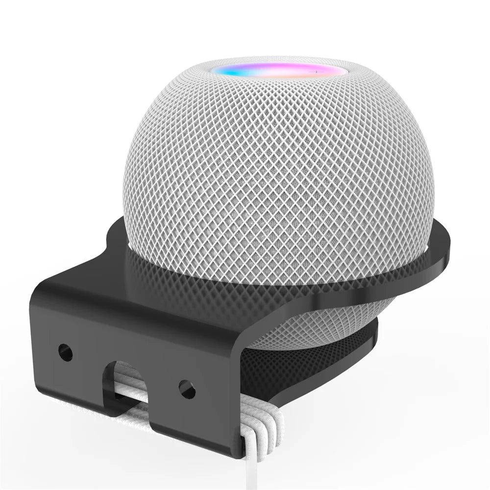 Smart Speaker Wall Mount Holder Bracket for Apple HomePod Mini - Black - 2