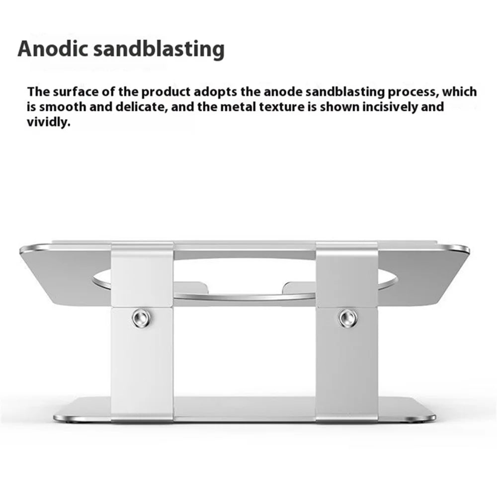 JIUSHARK 17-inch Notebook Desktop Heat Dissipation Stand Aluminum Alloy Laptop Heighten Bracket - 2