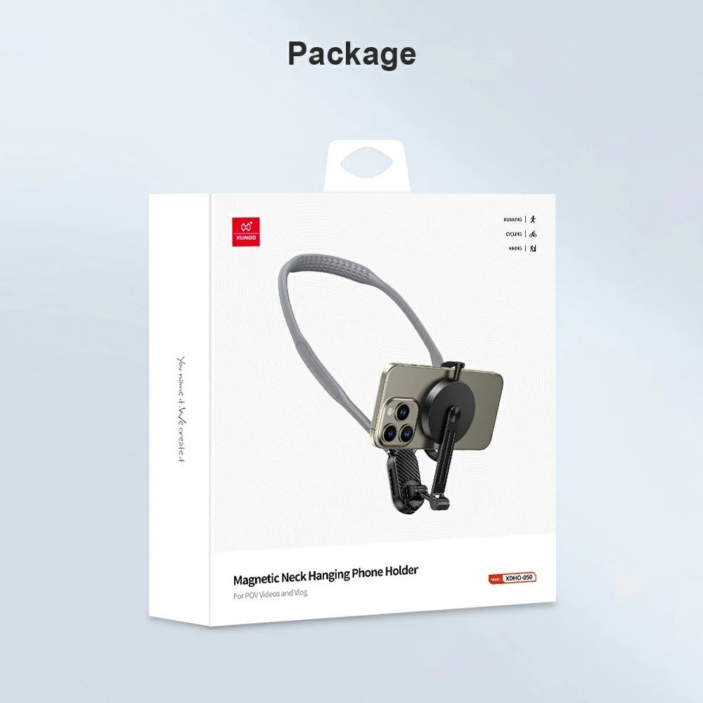XUNDD XDHO-050 Magnetic Phone Neck Mount Selfie Mount Dual Mode Phone Neck Holder - 6