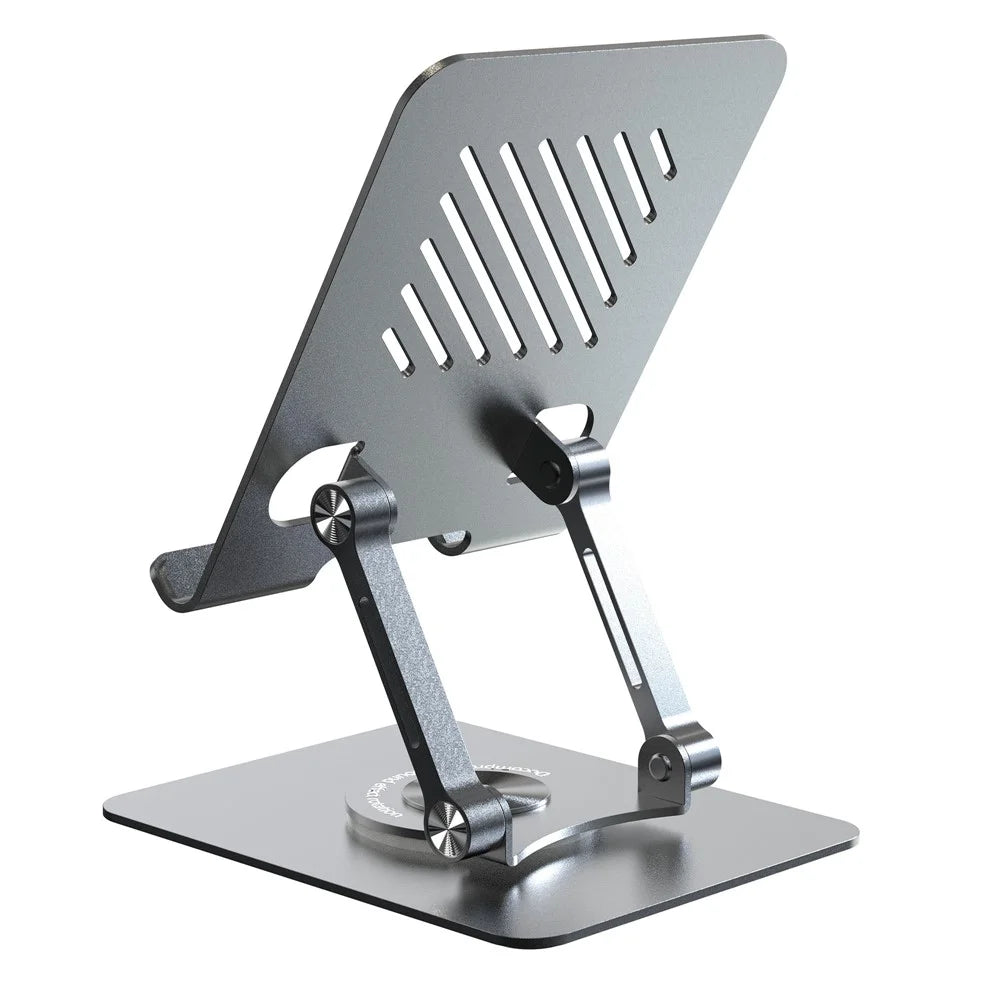 L8 Desktop 360° Rotating Metal Foldable Cooling Tablet Phone Stand 2-in-1 Height Adjustable Holder - 2