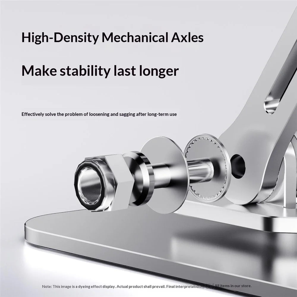 0031 Adjustable Height Angle Laptop Stand Desktop Cooling Metal Support for Notebook / Tablet, Basic Model - White - 5