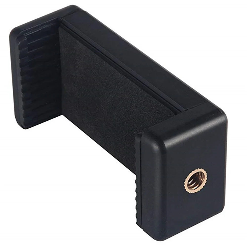 Mobile Phone Clip Live Streaming Vlogging Cellphone Mount Clamp Adapter for Tripod Monopod Stand - 2