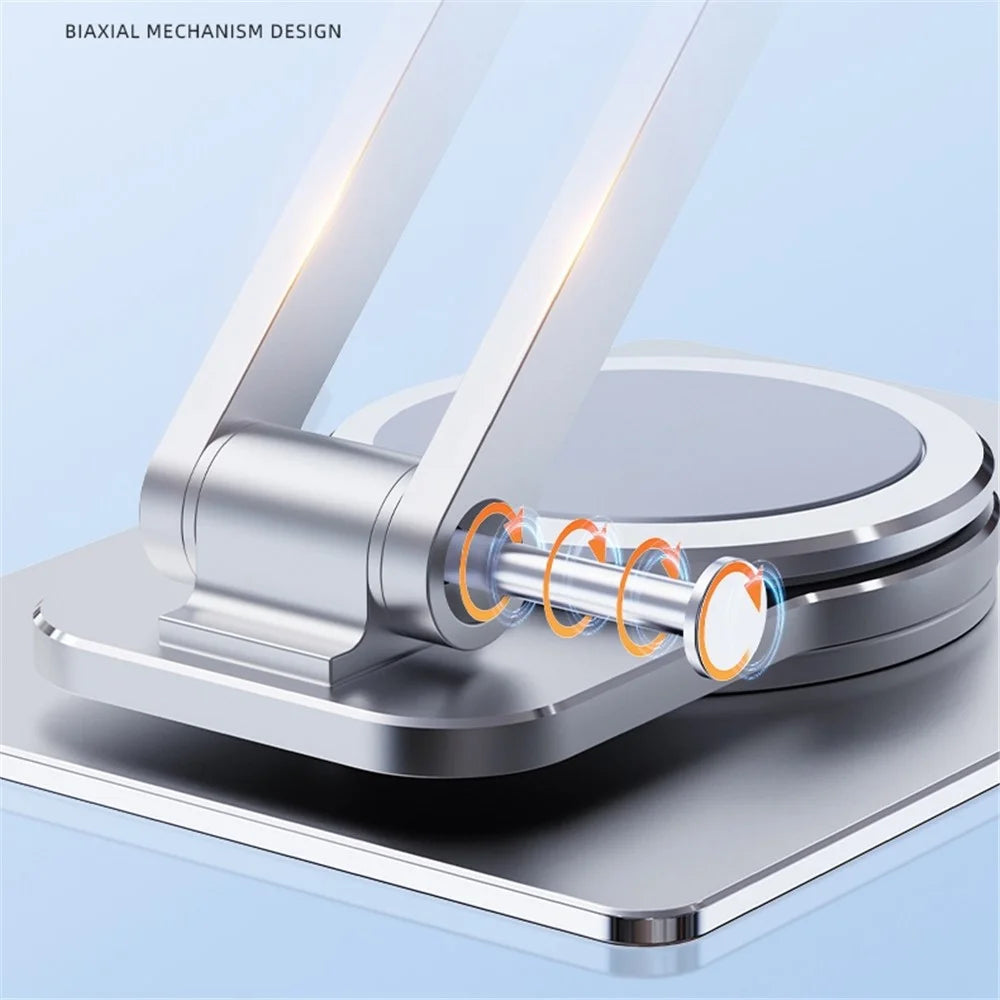 R-JUST HZ26 Folding Desktop Phone Holder Portable Multi-Angle Adjustable Phone Stand Support 360-Degree Rotating - 7