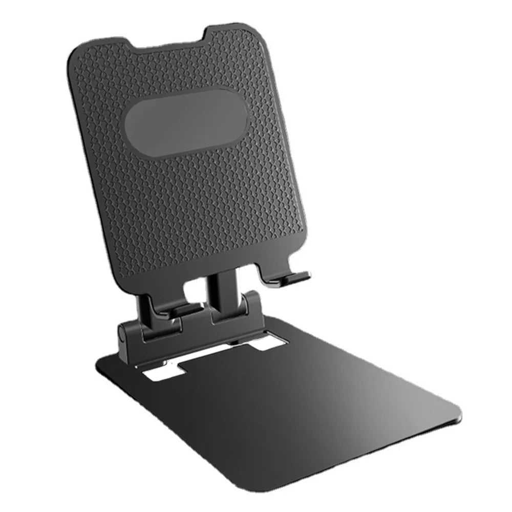 T09 Cell Phone Stand Height Angle Adjustable Anti-slip Phone Holder Desk Tablet Stand, Size: S - Black - 1