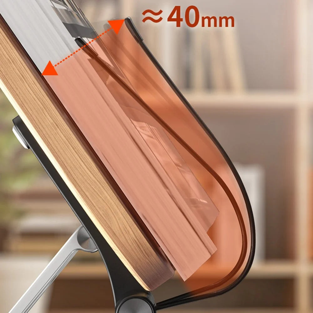 BONERUY R04 Desktop Rotatable Textbook Recipe Tablet Holder Stand Book Reading Bracket - 5