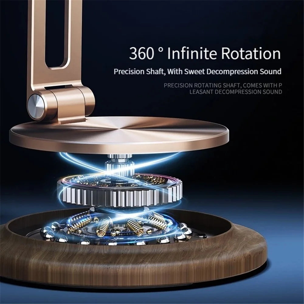 BONERUY L68 Rotating Foldable Tablet Stand Adjustable Aluminum Alloy Phone Holder for Desk - 4