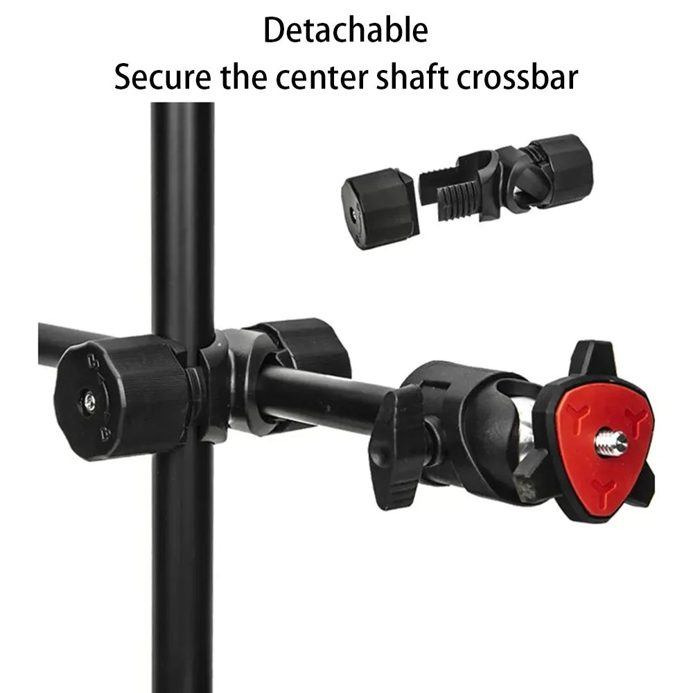 YUNTENG 808 Microphone DSLR Camera Desktop Mount Stand Table Phone Clip Holder - 5