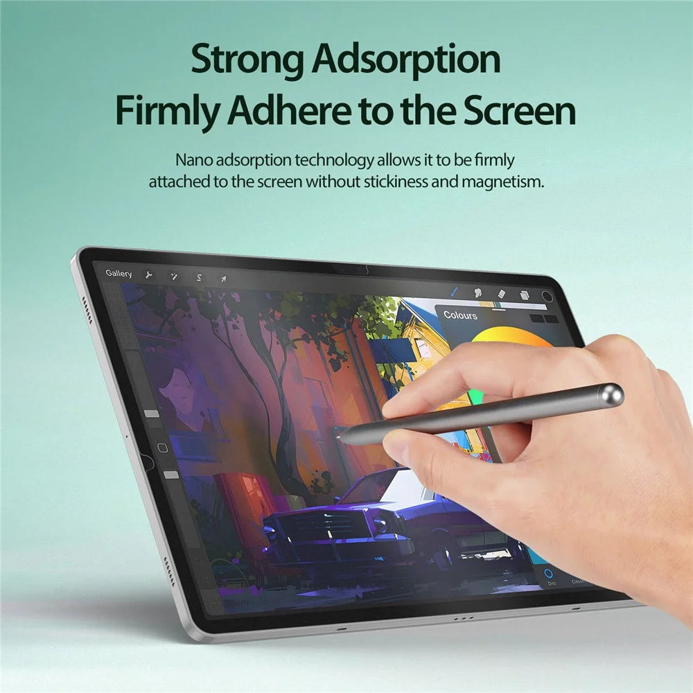 DUX DUCIS For Samsung Galaxy Tab S9+ / Galaxy Tab S9 FE+ / Galaxy Tab S8+ / Galaxy Tab S7+ / Galaxy Tab S7 FE / Galaxy S10 Plus Paper-like Film  Naad Series Screen Protector Detachable Matte PET Tablet Film - Black - 5