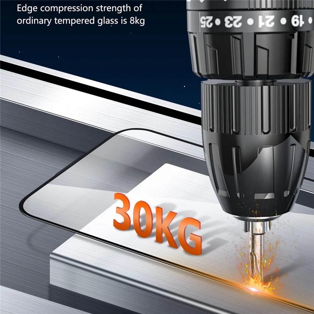JOYROOM JR-MQS0607 For iPhone Air Silk Printing Screen Protector 2.5D High Aluminium-Silicon Glass Film - 4