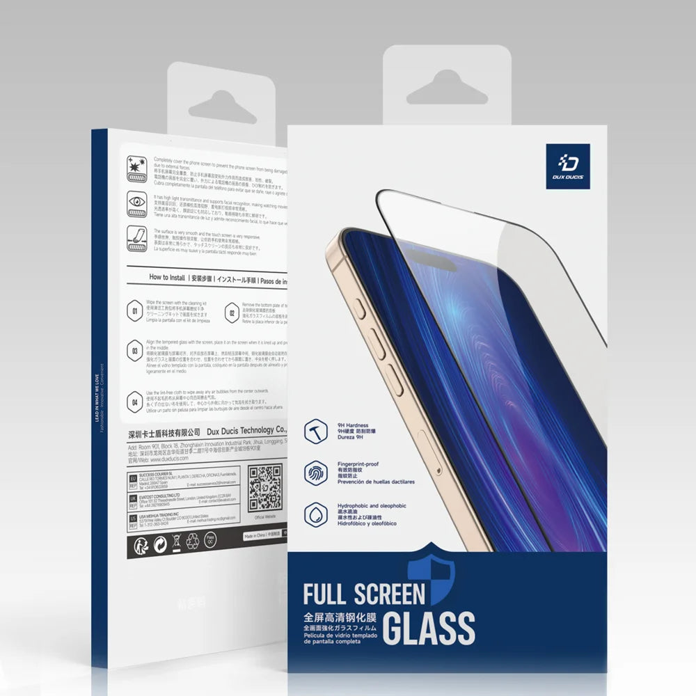 DUX DUCIS For Nothing Phone (3) 5G Glass Film   Full Screen Protector 2.5D Flat Screen Medium Alumina Glass HD Clear Film - Black - 7