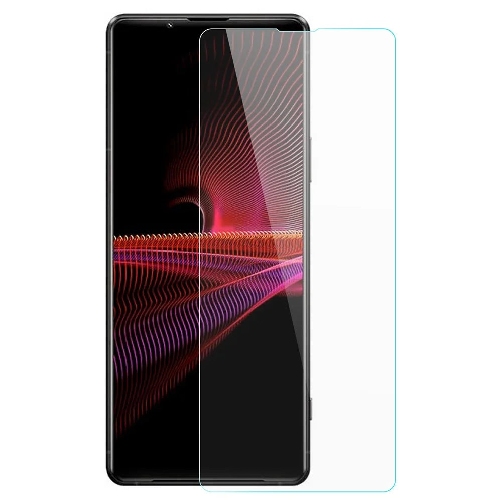 AMORUS High Aluminum-silicon Glass Film for Sony Xperia 1 III 5G, 2.5D Arc Edge Explosion-proof Screen Protector - 1