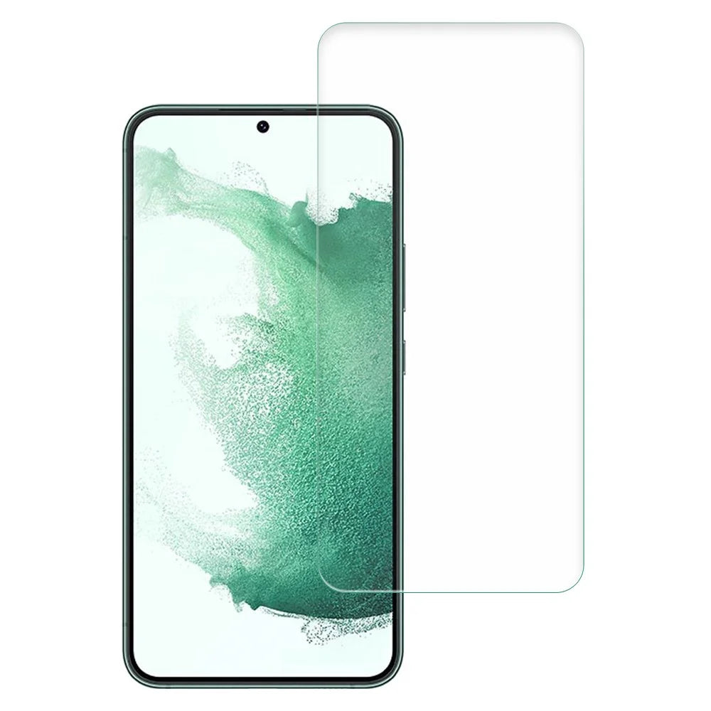 AMORUS For Samsung Galaxy S22+ 5G / S23+ Anti-scratch Screen Protector 2.5D Edge HD Anti-fingerprint High Aluminum-silicon Glass Clear Film - 1