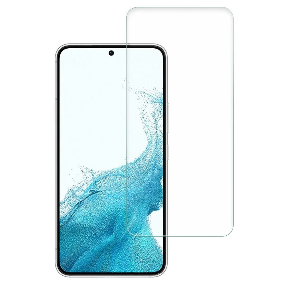 AMORUS For Samsung Galaxy S22 5G / S23 Screen Protector 2.5D Edge HD Anti-stain Anti-wear High Aluminum-silicon Glass Clear Film - 1