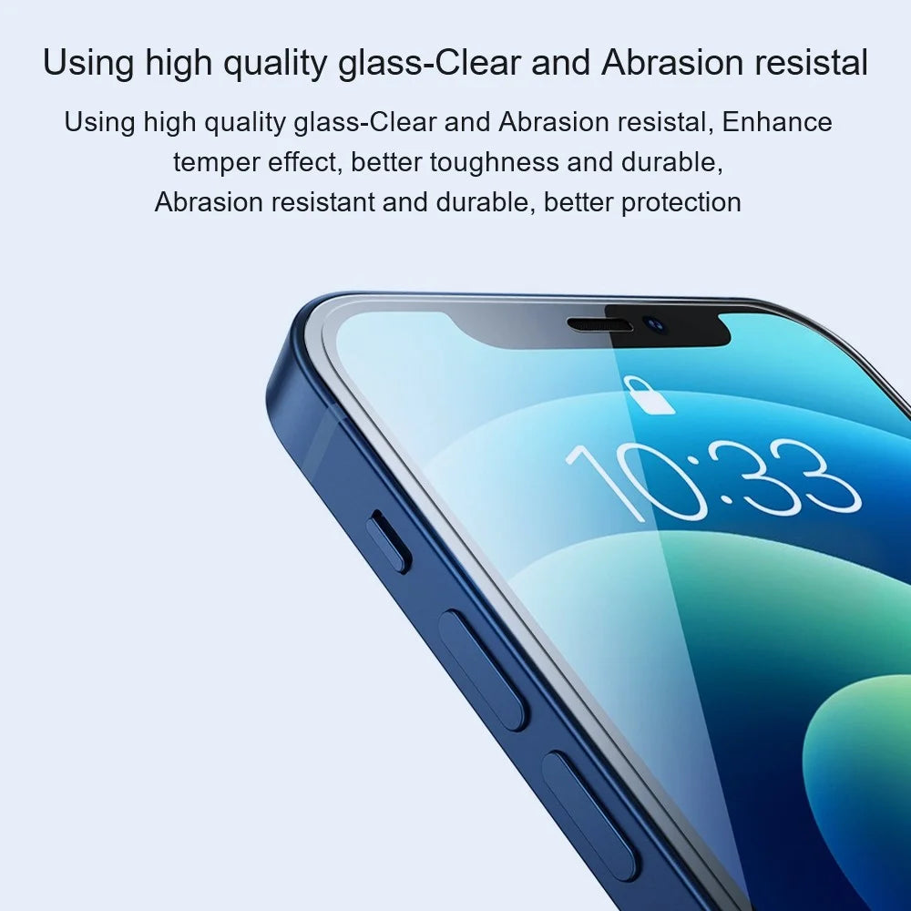 AMORUS For iPhone 14 Plus 6.7 inch 9H Hardness 2.5D Arc Phone Screen Protector Anti-explosion High Aluminum-silicon Glass Phone Protective Film - 6
