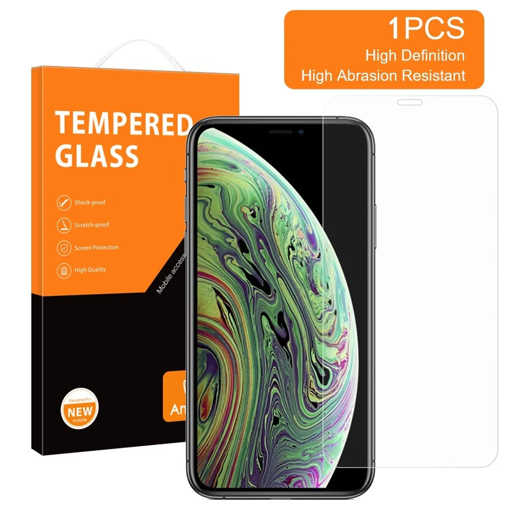 AMORUS For iPhone 11 Pro Max 6.5 inch/XS Max 6.5 inch 2.5D Arc Edge High Aluminum-silicon Glass Anti-scratch Clear Screen Protector - 2