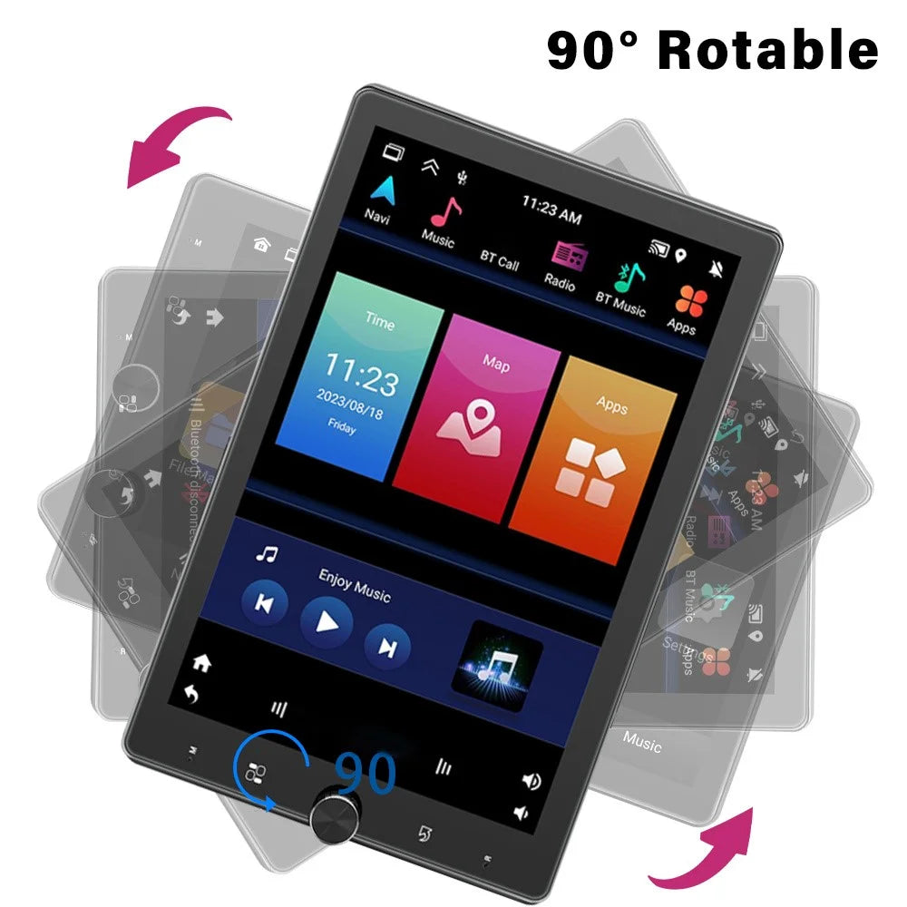 1531A 10.4 inch Carplay with Backup Camera Android 13 Touchscreen Car Radio with FM / Wifi / Mirror Link - 3